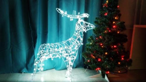 Как сделать рога оленя из проволоки. Новогодний олень из проволоки своими руками