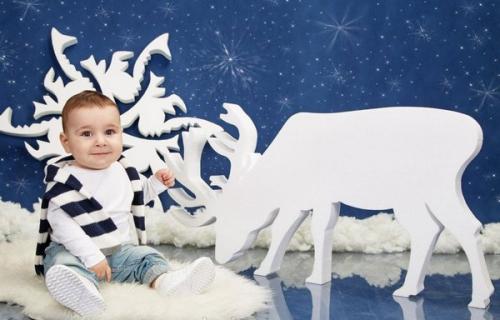 Новогодний олень из пенопласта своими руками. Как сделать новогоднего оленя