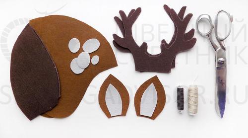 Как сделать костюм оленя на праздник своими руками. Карнавальный костюм оленёнка: шапочка с рожками 01 Как сделать костюм оленя на праздник своими руками. Карнавальный костюм оленёнка: шапочка с рожками 01