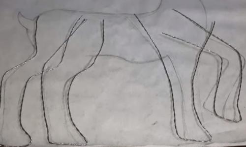 Олень из фольги своими руками. Новогодний аксессуар, как из дорого магазина всего за 200 рублей