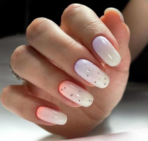 Молочно бежевый маникюр. Молочный маникюр 2023: тренды и свежие идеи