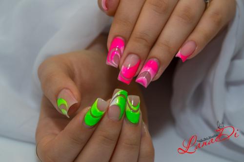 Подходит ли Черный Френч на Розовой базе для всех форм и длины ногтей. Идеи французского маникюра на квадратные ногти