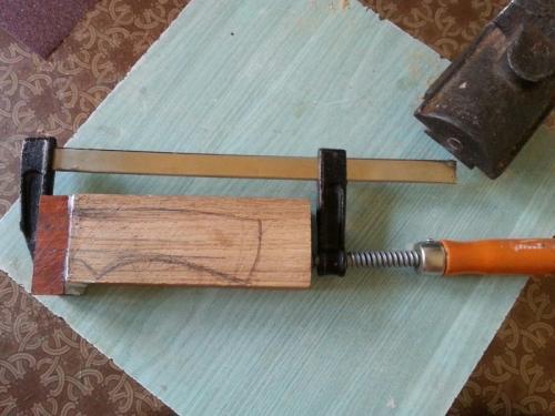 Ручка ножа из рога. Рукоятка из рога 13