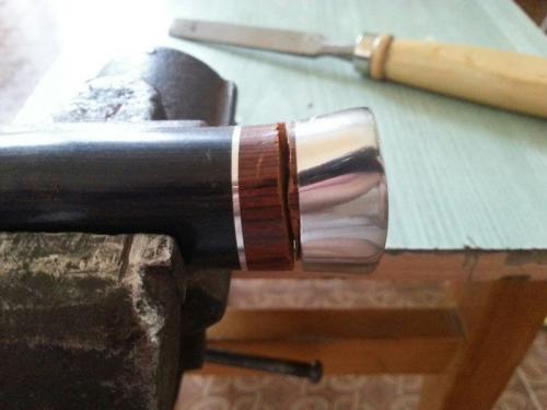 Ручка ножа из рога. Рукоятка из рога 04