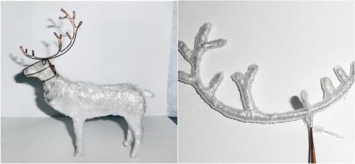 Как сделать рога оленя из проволоки. Новогодний олень из проволоки своими руками