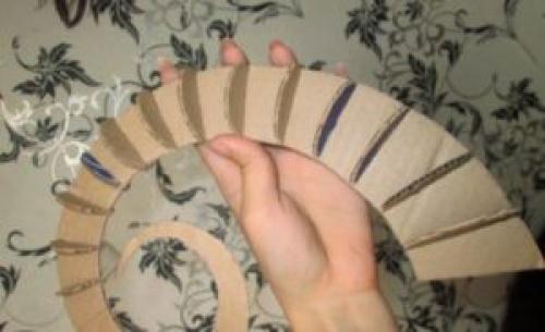 Как сделать оленьи рога из бумаги. Для детей. 14