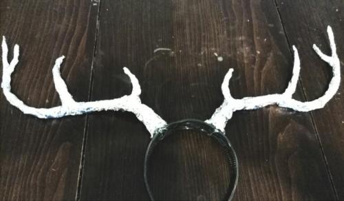 Как сделать правдоподобные оленьи рога 01