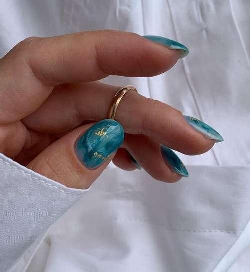 Маникюр на море. Морской маникюр 2022: новинки дизайна ногтей на море, фото