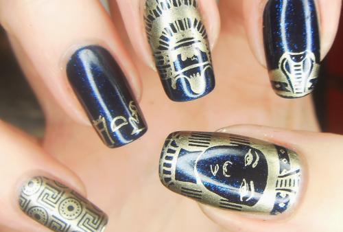 Маникюр в египетском стиле. Дизайн ногтей в египетском стиле