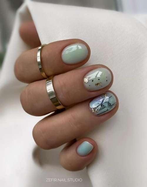 Маникюр на море. Морской маникюр 2022: новинки дизайна ногтей на море, фото