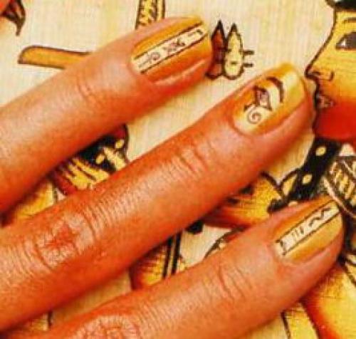 Маникюр в египетском стиле. Дизайн ногтей в египетском стиле