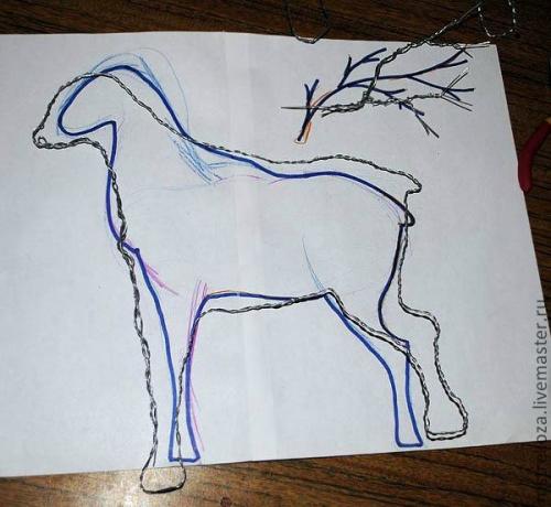 Как сделать рога оленя из картона. —Статистика