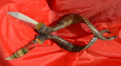 Рукоять ножа из рога косули. Чем хороша ручка для ножа из рога лося