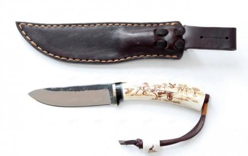 Рукоять ножа из рога косули. Чем хороша ручка для ножа из рога лося