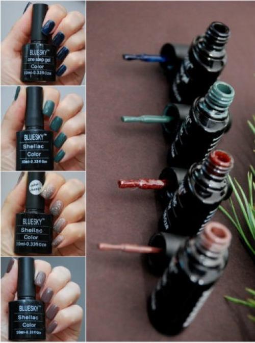 Палитра блюскай с номерами. Шеллак Блюскай: обзор палитры, фото