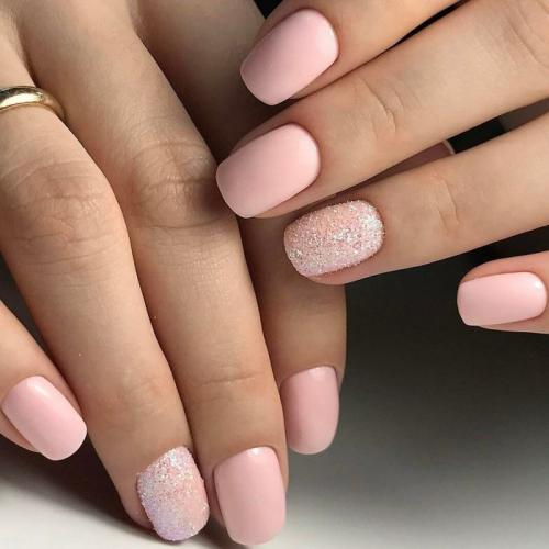 Маникюр к пудровому платью: советы и идеи 13 Маникюр к пудровому платью: советы и идеи 13