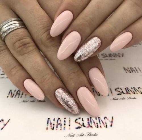 Маникюр к пудровому платью: советы и идеи 14 Маникюр к пудровому платью: советы и идеи 14