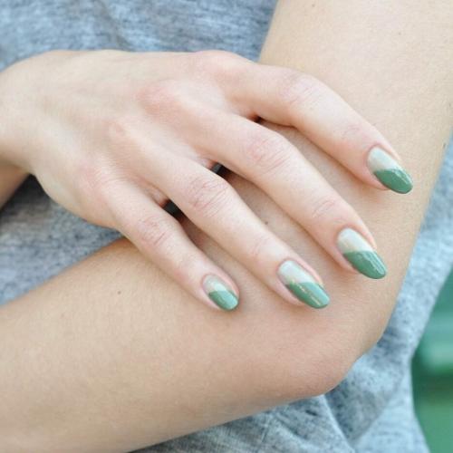 Какой цвет маникюра лучше всего сочетается с пудровым платьем. Пучок зелени: как сделать маникюр под зеленое платье?