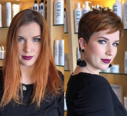 Как из длинных волос сделать короткую стрижку. 10 девушек, которые отрезали длинные волосы и сделали короткие стрижки