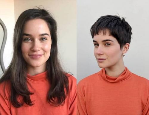 Как из длинных волос сделать короткую стрижку. 10 девушек, которые отрезали длинные волосы и сделали короткие стрижки