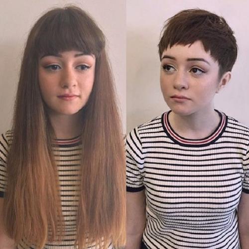Как из длинных волос сделать короткую стрижку. 10 девушек, которые отрезали длинные волосы и сделали короткие стрижки