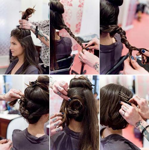 Фальшивое каре из длинных волос. Тренд сезона: фальшивое каре