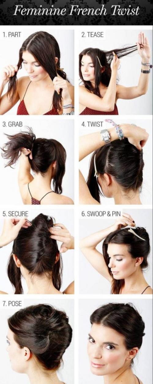 Как убрать короткие волосы. Практичные прически на короткие волосы