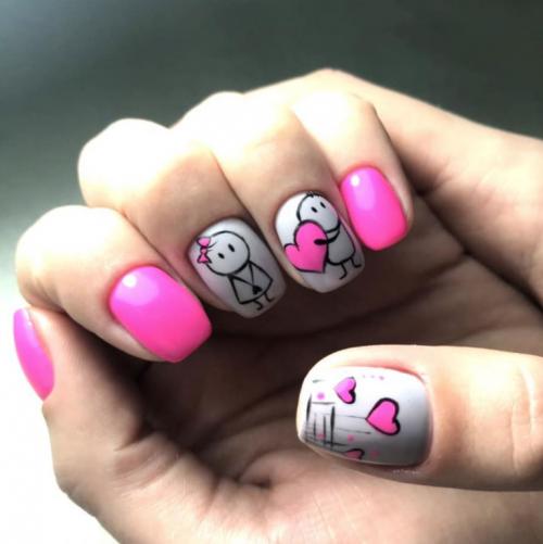 Маникюр под малиновое платье: идеи и советы 14 Маникюр под малиновое платье: идеи и советы 14