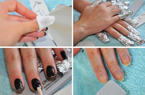 Как снять шеллак дома быстро. Как правильно снимать Shellac дома: пошаговая инструкция