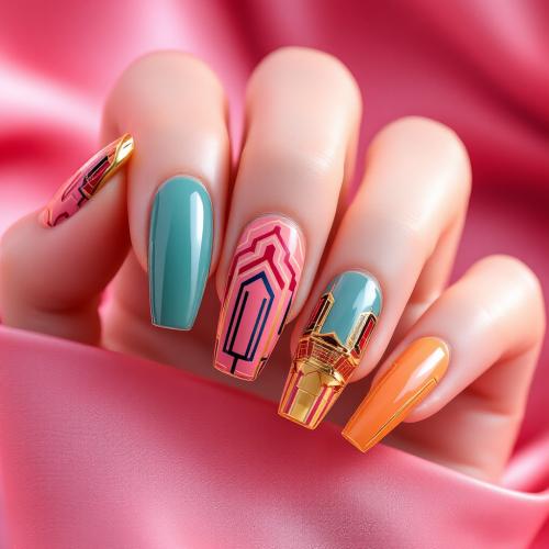 Уникальные идеи дизайна ногтей в китайском стиле 06