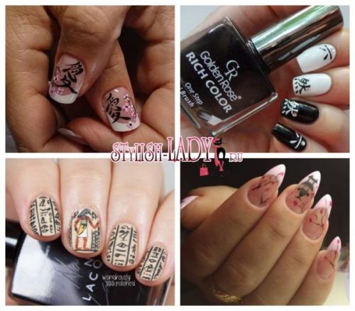 Как долго сохраняется маникюр с иероглифами. Маникюр с иероглифами — привлекаем здоровье, богатство и любовь