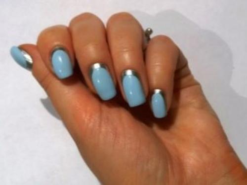 Переводная фольга для дизайна ногтей. Варианты дизайна 01