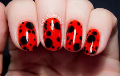 Черно-красный маникюр на короткие ногти. Фото черно-красного маникюра на коротких и длинных ногтях: красивый и модный дизайн