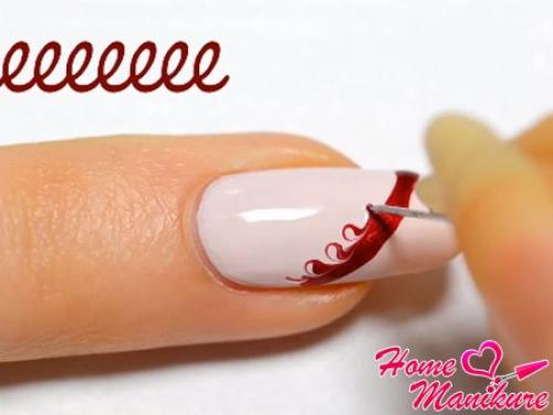 Как делать дизайн ногтей иголкой. Мастер-класс по созданию нейл-арта иголкой