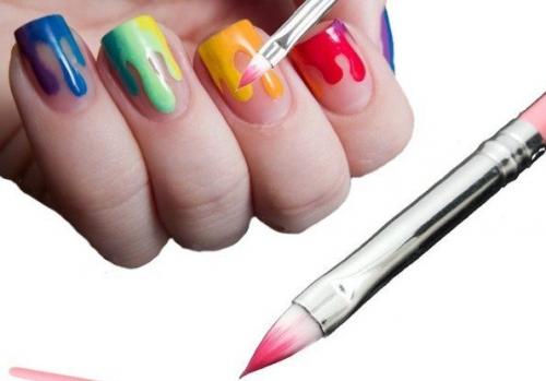 Простые рисунки на ногтях самой себе. Самые простые варианты рисунков на ногти своими руками