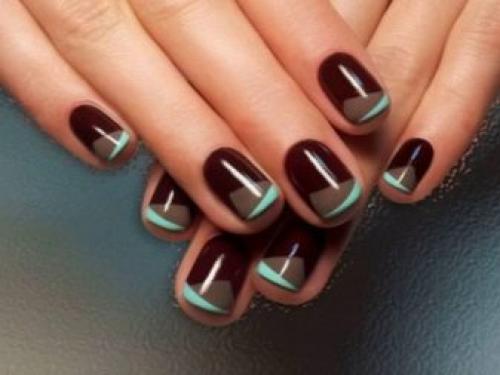 Маникюр на короткие ногти гель лаком. Особенности 03