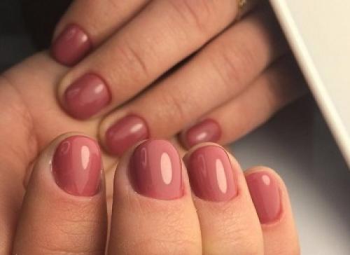 Маникюр на короткие ногти гель лаком. Особенности 06