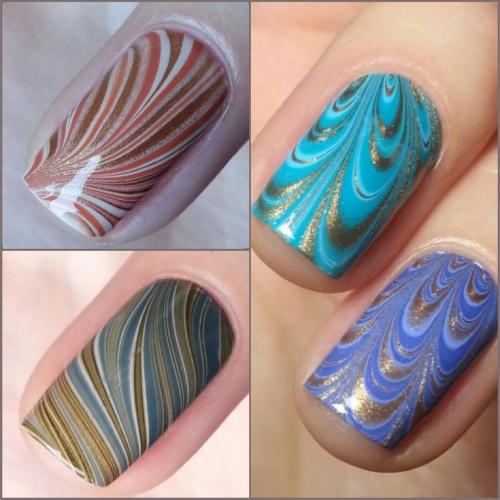 Рисунки на ногтях по мокрому гель лаку. Дизайн