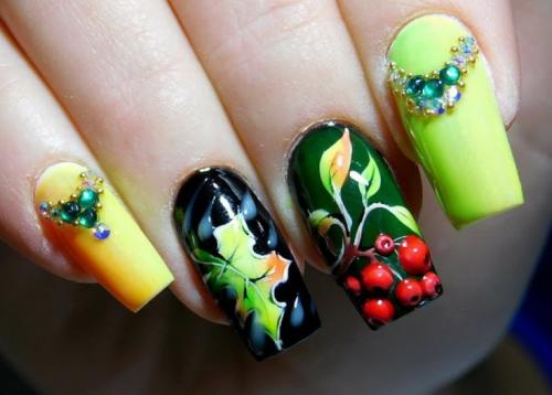 Рисунки на ногтях по мокрому гель лаку. Дизайн