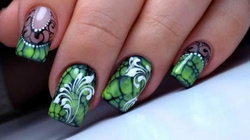 Рисунки на ногтях по мокрому гель лаку. Дизайн