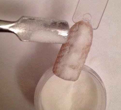 Вязаный маникюр пошагово. Мастер-класс «Вязаный маникюр», или эффект свитера на ногтях