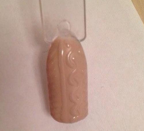 Вязаный маникюр пошагово. Мастер-класс «Вязаный маникюр», или эффект свитера на ногтях