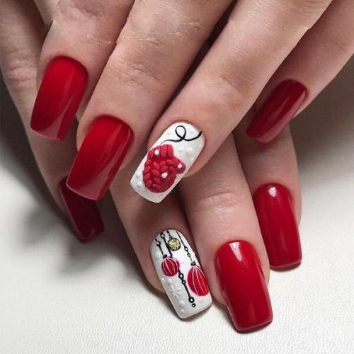 Праздничный маникюр 2022 года. Новогодний маникюр 2022, который принесет удачу в следующем году