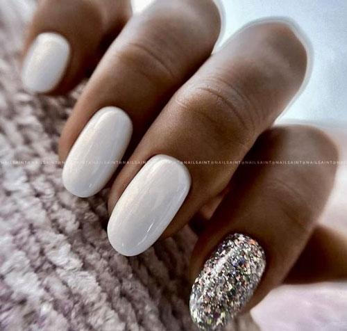 Красивый маникюр на новый год 2022. Модные цвета новогоднего маникюра 2022