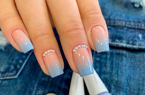 Ногти 2022 френч. Французский маникюр 2022: модные тенденции, двойной френч, варианты комбинирования + 270 фото идей