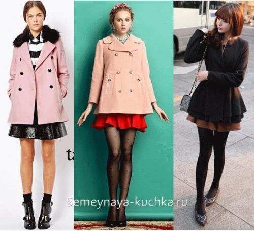 С ЧЕМ носить пальто до колена. С ЧЕМ носить пальто — 121 фото-совет на каждый фасон и длину.