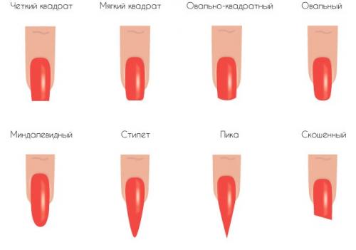 Наращивание ногтей гель-лаком пошагово. Наращивание ногтей гель-лаком, гелем пошагово дома: форма, типсы. Видео уроки для начинающих, фото