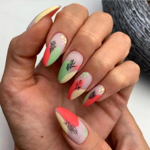 Дизайн ногтей 2022 миндаль. Дизайн ногтей миндалевидной формы — модные тенденции 2022 года