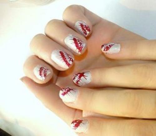 Как создать сложную схему рисунка на ногтях иголкой. Паутинка