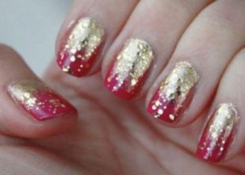 Красный маникюр со стразами. Красный маникюр 2022-2023: (175+ фото) новинки и тренды дизайна 02